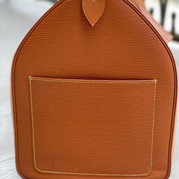Louis Vuitton LV Boston Bag Keepall 50 Light Brown Epi - Picture 5 of 16